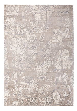 Alfombra de diseño - 304 x 204 cm - plata