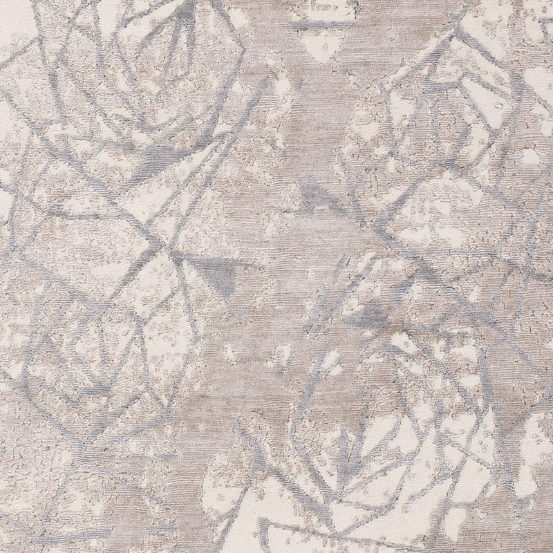 Alfombra de diseño - 304 x 204 cm - plata