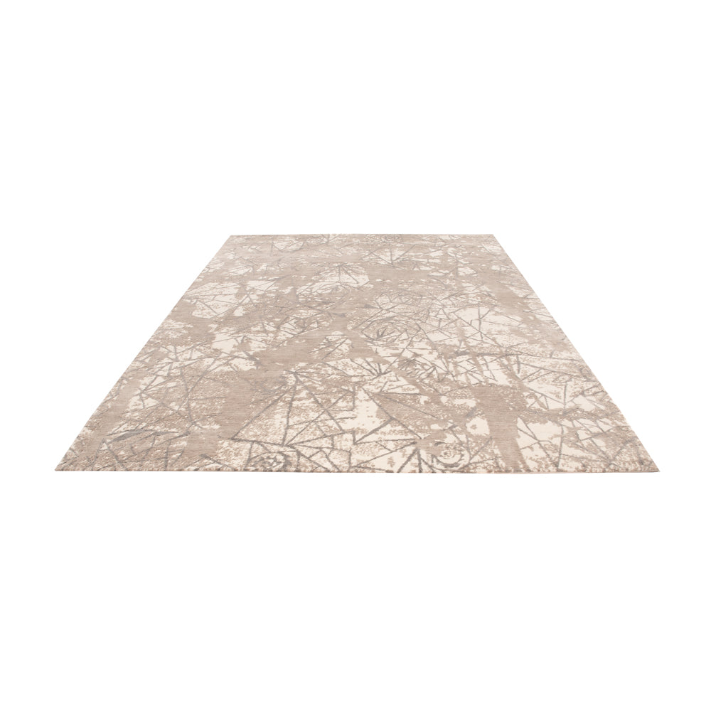 Alfombra de diseño - 304 x 204 cm - plata