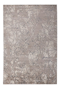 Alfombra de diseño - 301 x 204 cm - plata