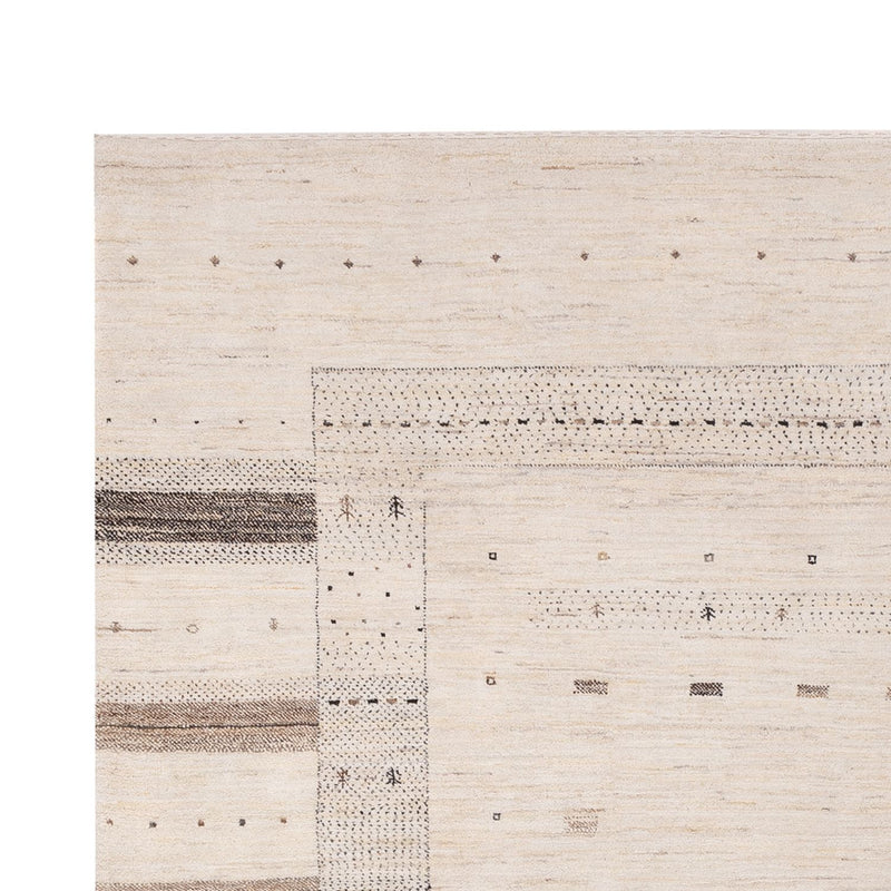 Alfombra Gabbeh - Loribaft Indus - 300 x 206 cm - crema