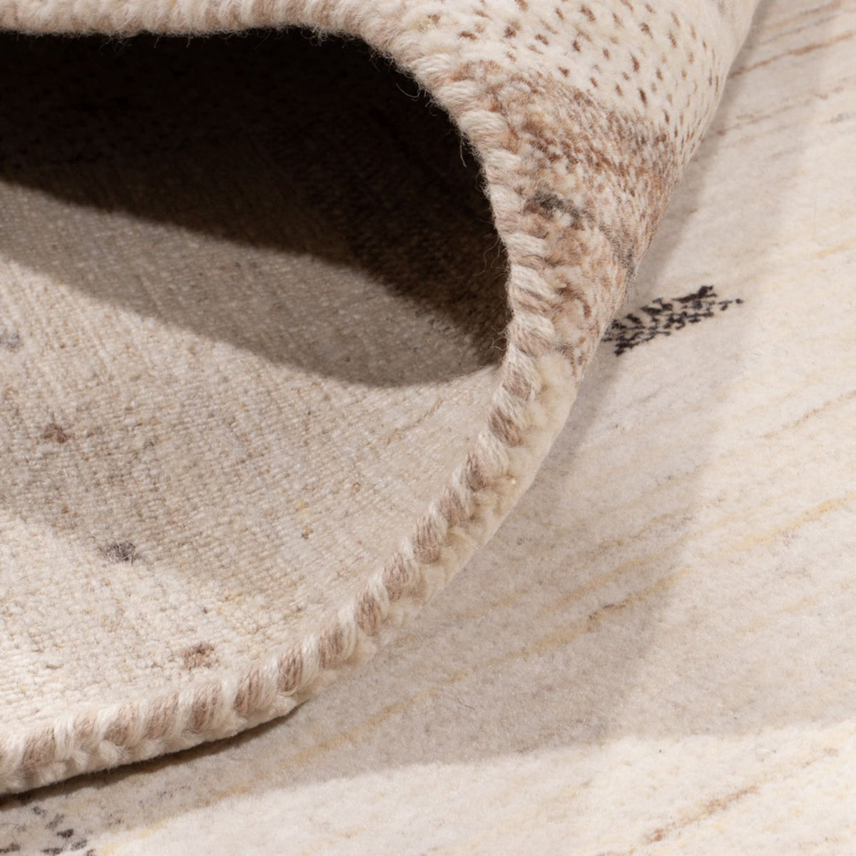 Alfombra Gabbeh - Loribaft Indus - 300 x 206 cm - crema