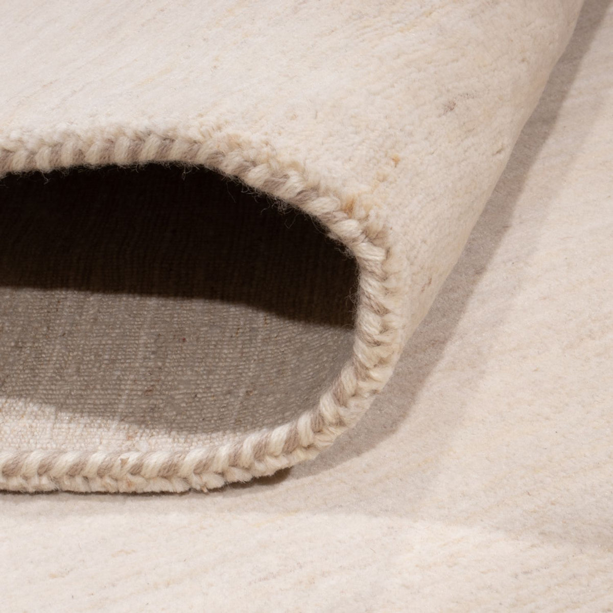 Alfombra Gabbeh - Loribaft Indus - 296 x 209 cm - crema