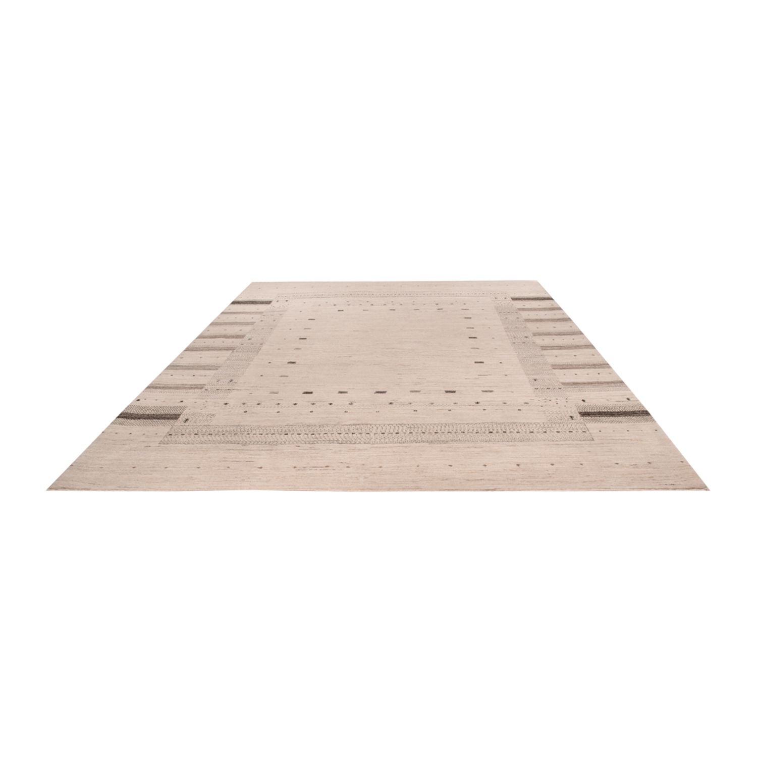 Alfombra Gabbeh - Loribaft Indus - 295 x 202 cm - crema