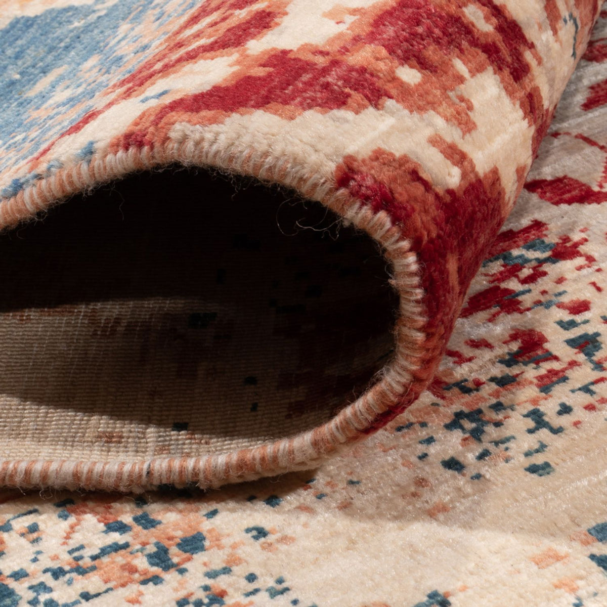 Alfombra de diseño - 276 x 206 cm - multicolor