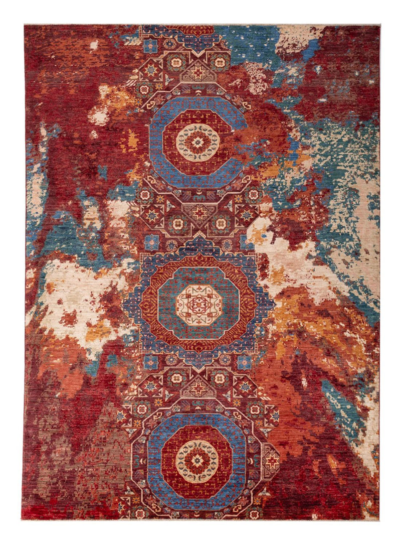 Alfombra de diseño - 296 x 210 cm - multicolor