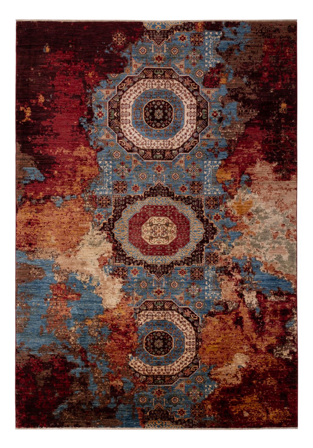 Alfombra de diseño - 292 x 205 cm - multicolor