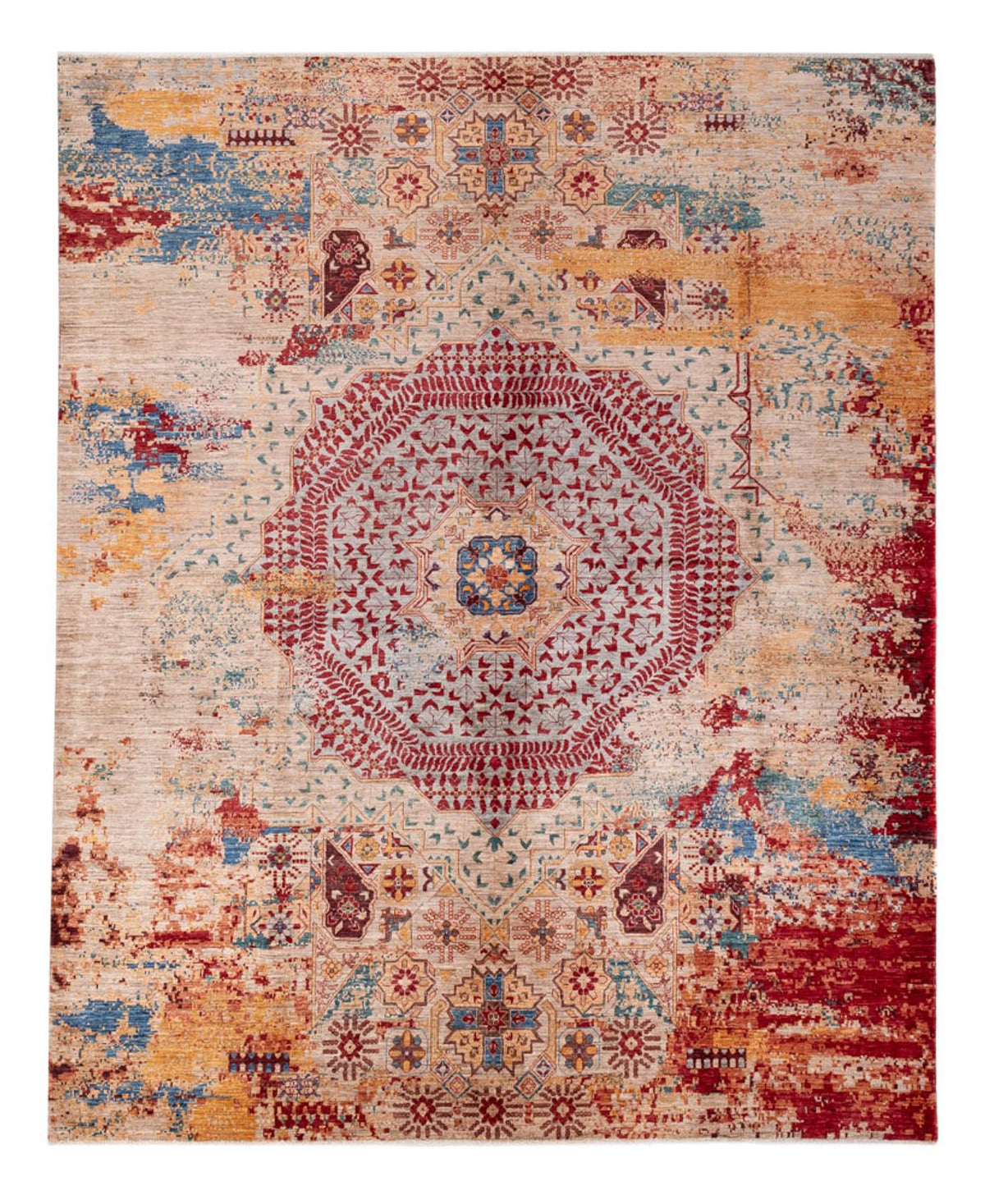 Alfombra de diseño - 290 x 244 cm - multicolor