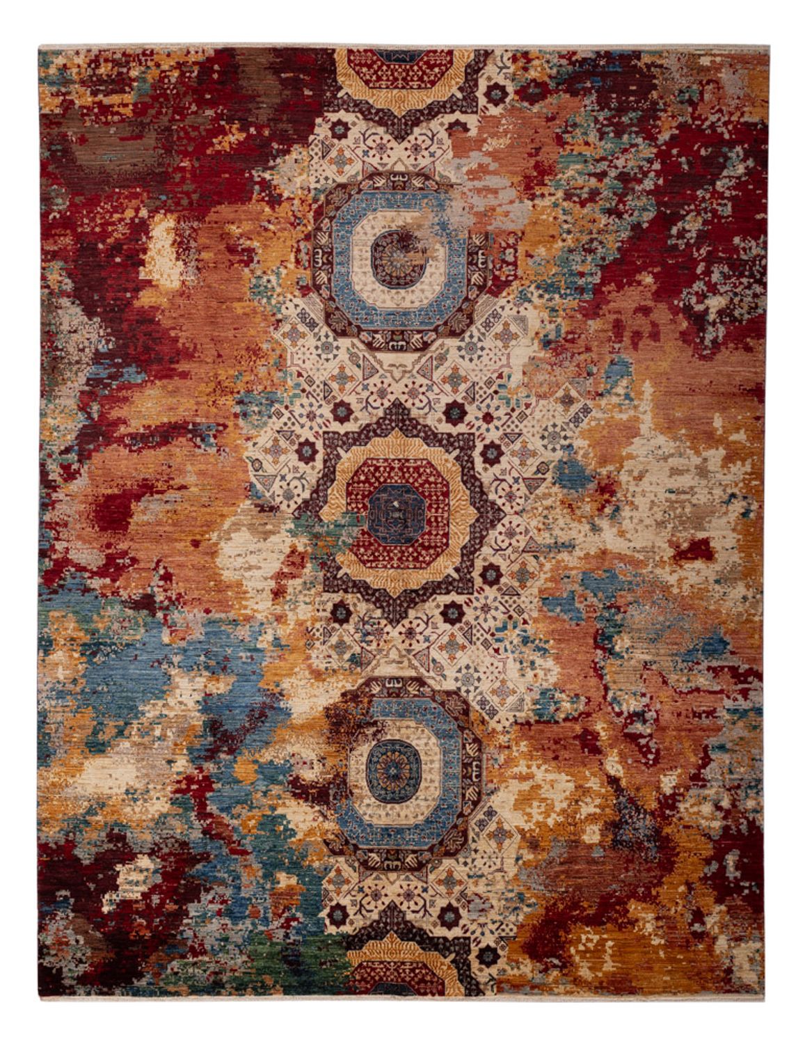 Alfombra de diseño - 302 x 239 cm - multicolor
