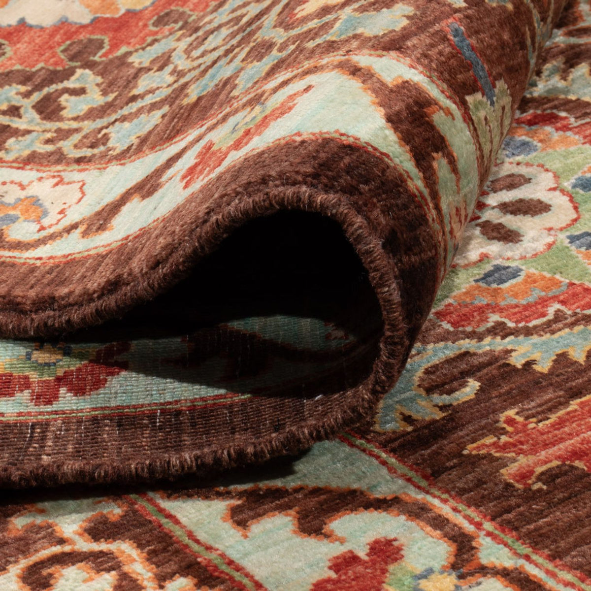 Alfombra Ziegler - Ariana - 273 x 204 cm - marrón oscuro