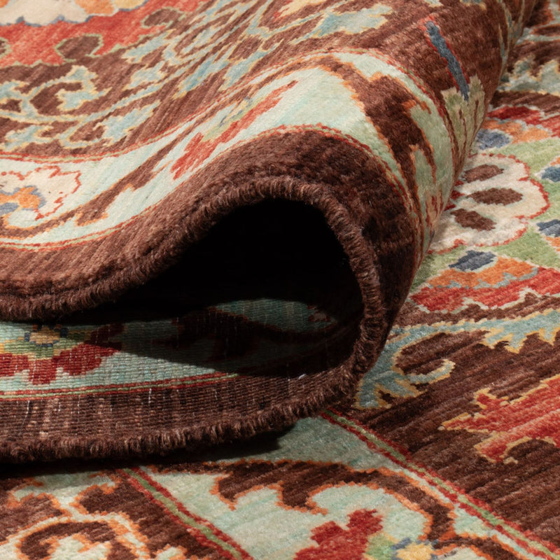 Alfombra Ziegler - Ariana - 273 x 204 cm - marrón oscuro