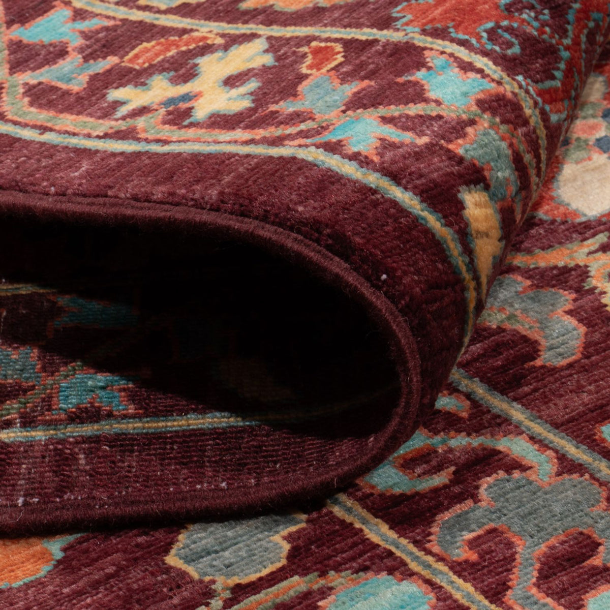 Alfombra Ziegler - Ariana - 251 x 202 cm - rojo vino