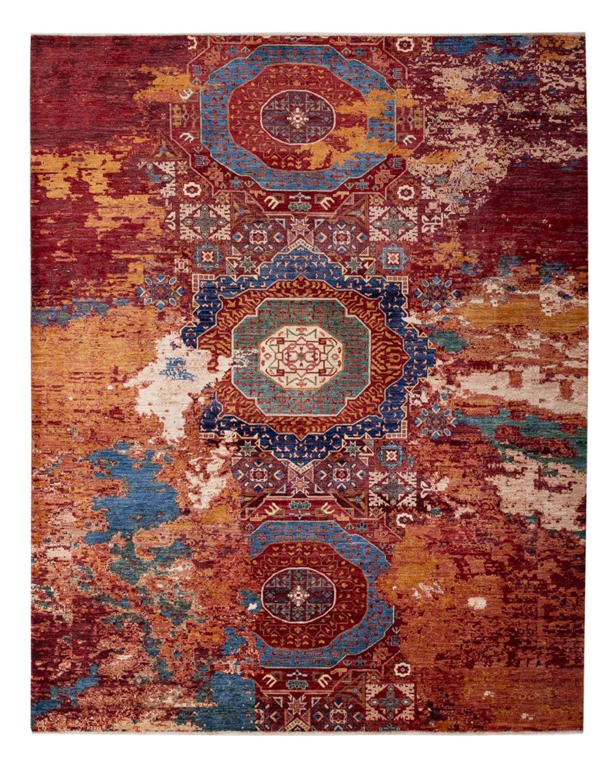 Alfombra de diseño - 305 x 245 cm - multicolor