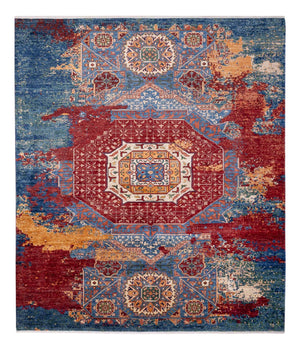 Alfombra de diseño - 288 x 247 cm - multicolor