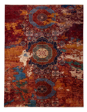 Alfombra de diseño - 304 x 237 cm - multicolor