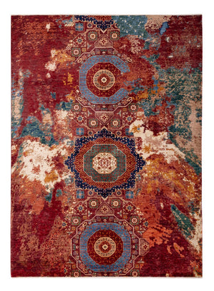 Alfombra de diseño - 297 x 211 cm - multicolor