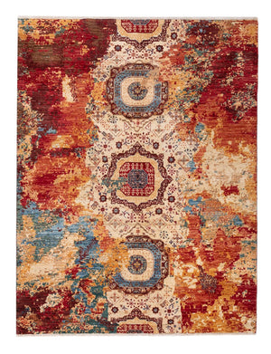 Alfombra de diseño - 200 x 155 cm - multicolor