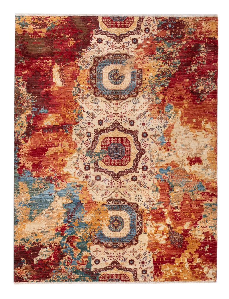 Alfombra de diseño - 200 x 155 cm - multicolor
