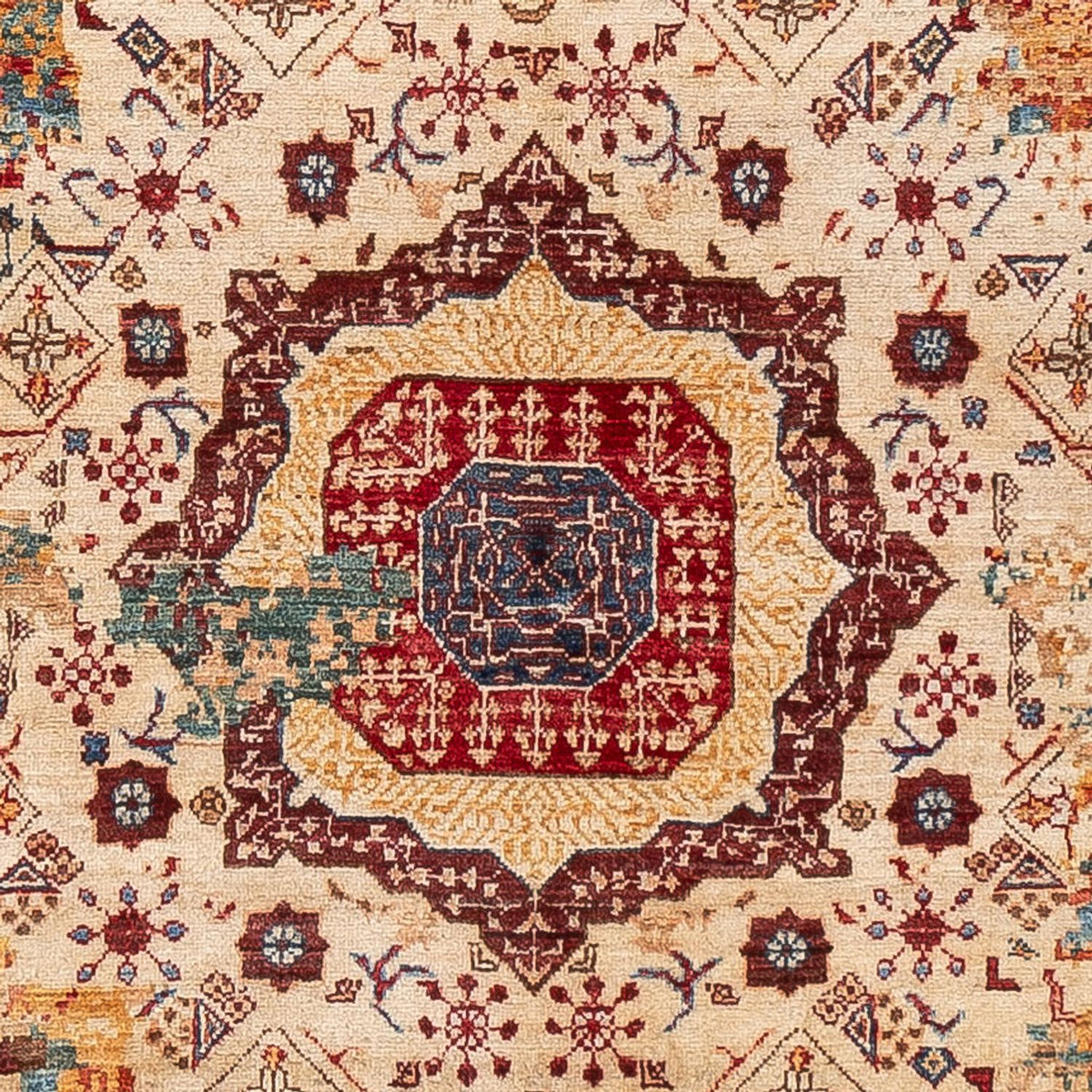 Alfombra de diseño - 200 x 155 cm - multicolor