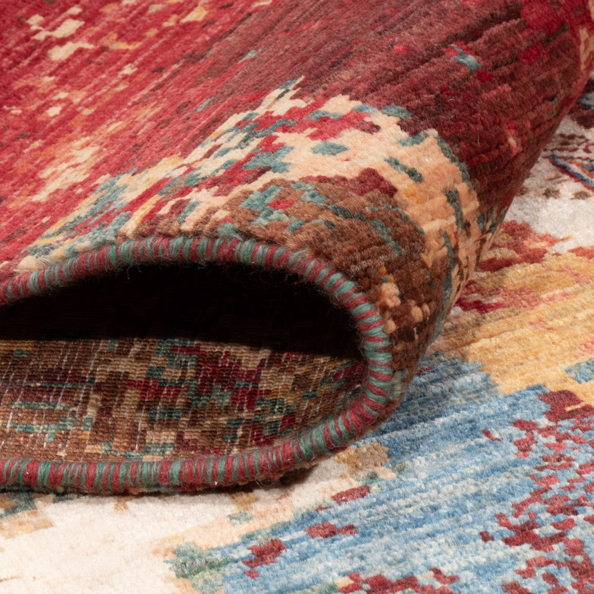 Alfombra de diseño - 200 x 155 cm - multicolor