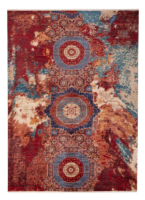 Alfombra de diseño - 233 x 169 cm - multicolor