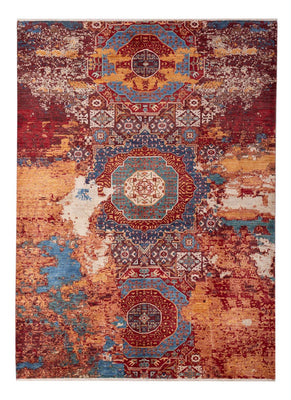 Alfombra de diseño - 233 x 172 cm - multicolor