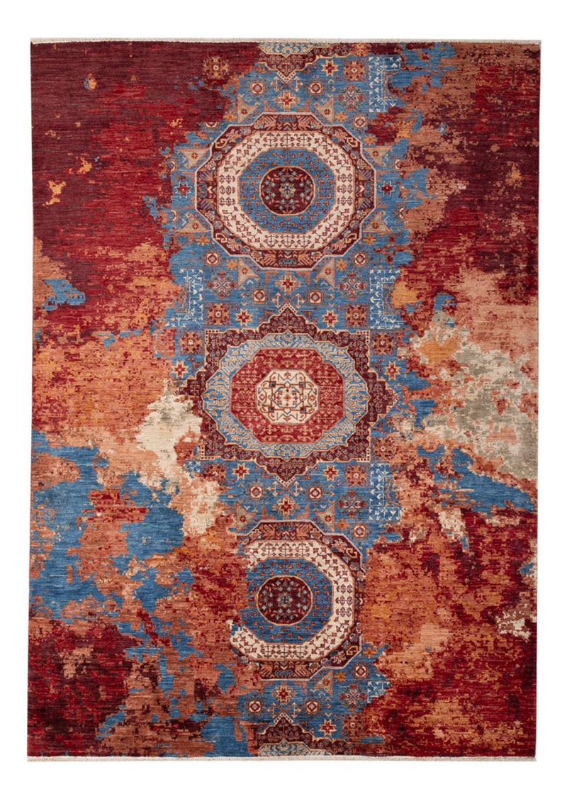 Alfombra de diseño - 235 x 171 cm - multicolor