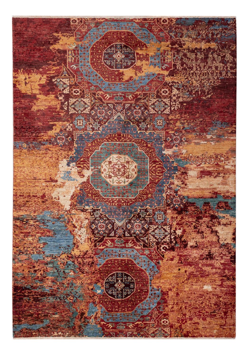 Alfombra de diseño - 248 x 172 cm - multicolor