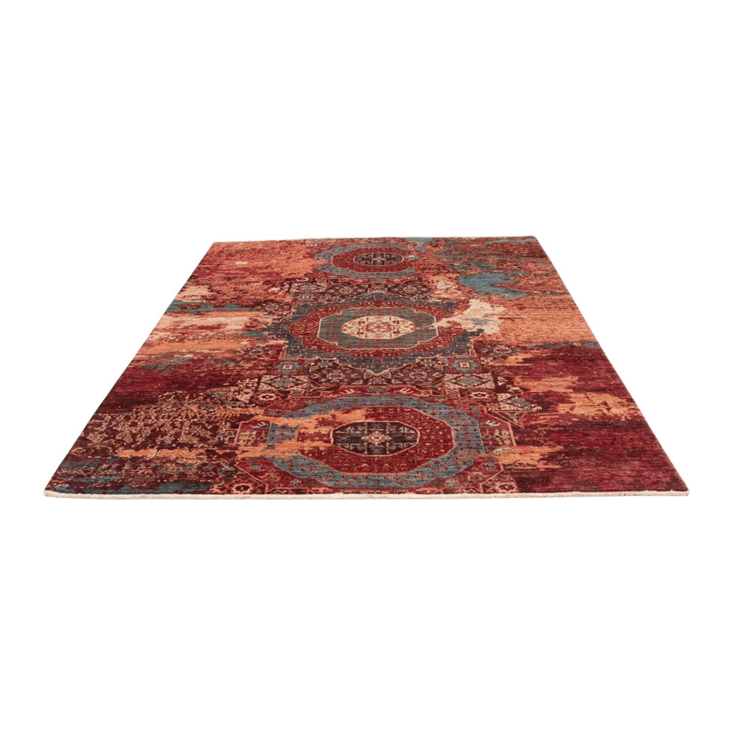 Alfombra de diseño - 248 x 172 cm - multicolor