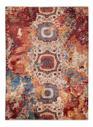 Alfombra de diseño - 228 x 170 cm - multicolor