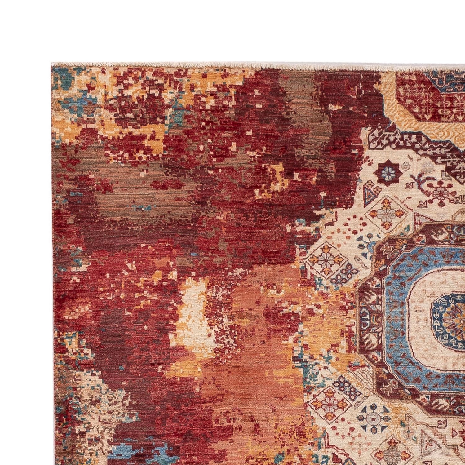 Alfombra de diseño - 228 x 170 cm - multicolor