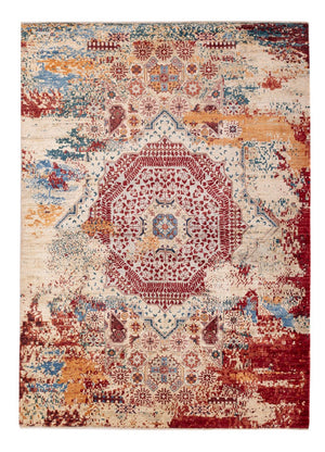 Alfombra de diseño - 239 x 176 cm - multicolor