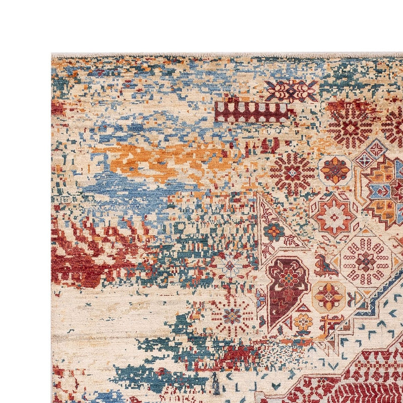 Alfombra de diseño - 239 x 176 cm - multicolor