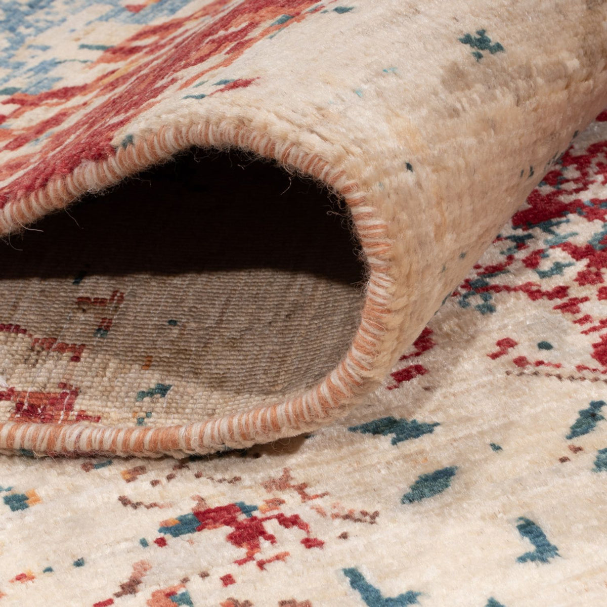 Alfombra de diseño - 239 x 176 cm - multicolor