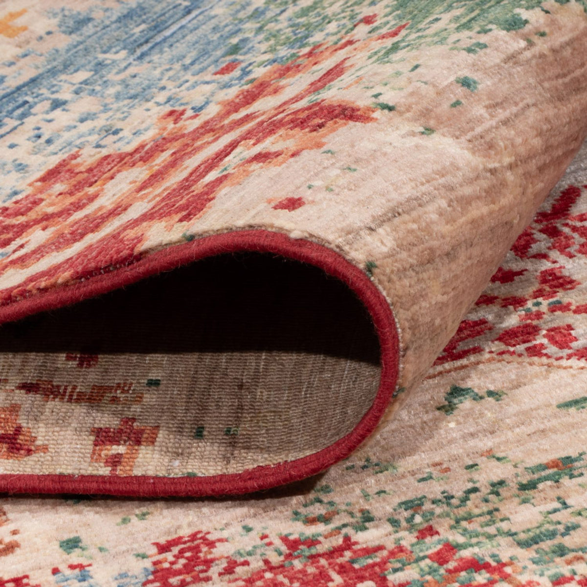 Alfombra de diseño - 236 x 169 cm - multicolor