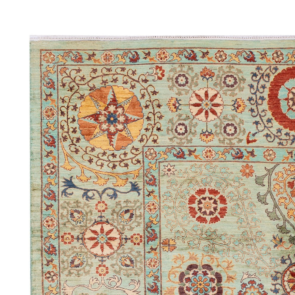 Alfombra Ziegler - Ariana - 251 x 204 cm - verde menta