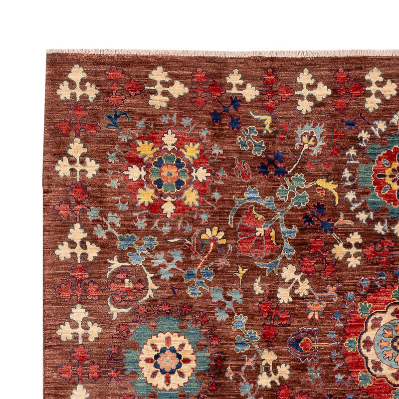 Alfombra Ziegler - Ariana - 244 x 193 cm - marrón oscuro