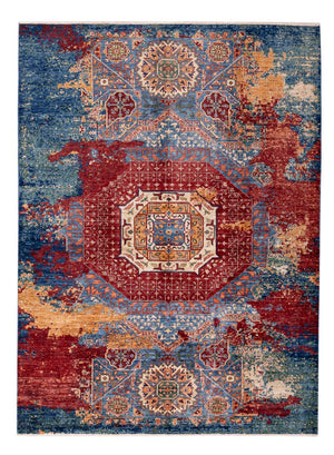 Alfombra de diseño - 230 x 176 cm - multicolor
