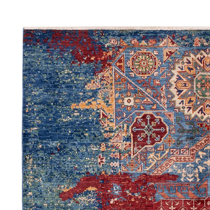Alfombra de diseño - 230 x 176 cm - multicolor