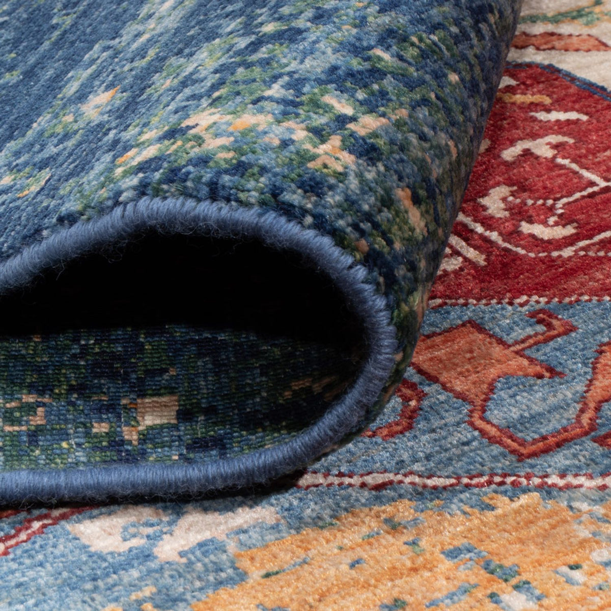 Alfombra de diseño - 230 x 176 cm - multicolor