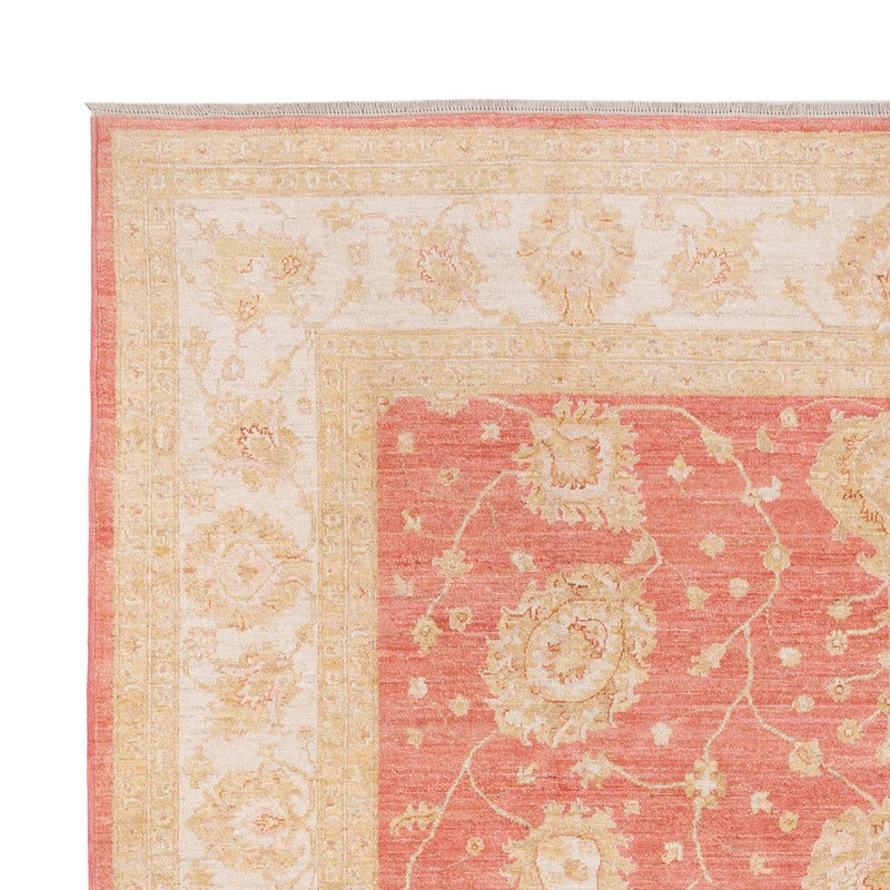 Alfombra Ziegler - 296 x 254 cm - rojo claro