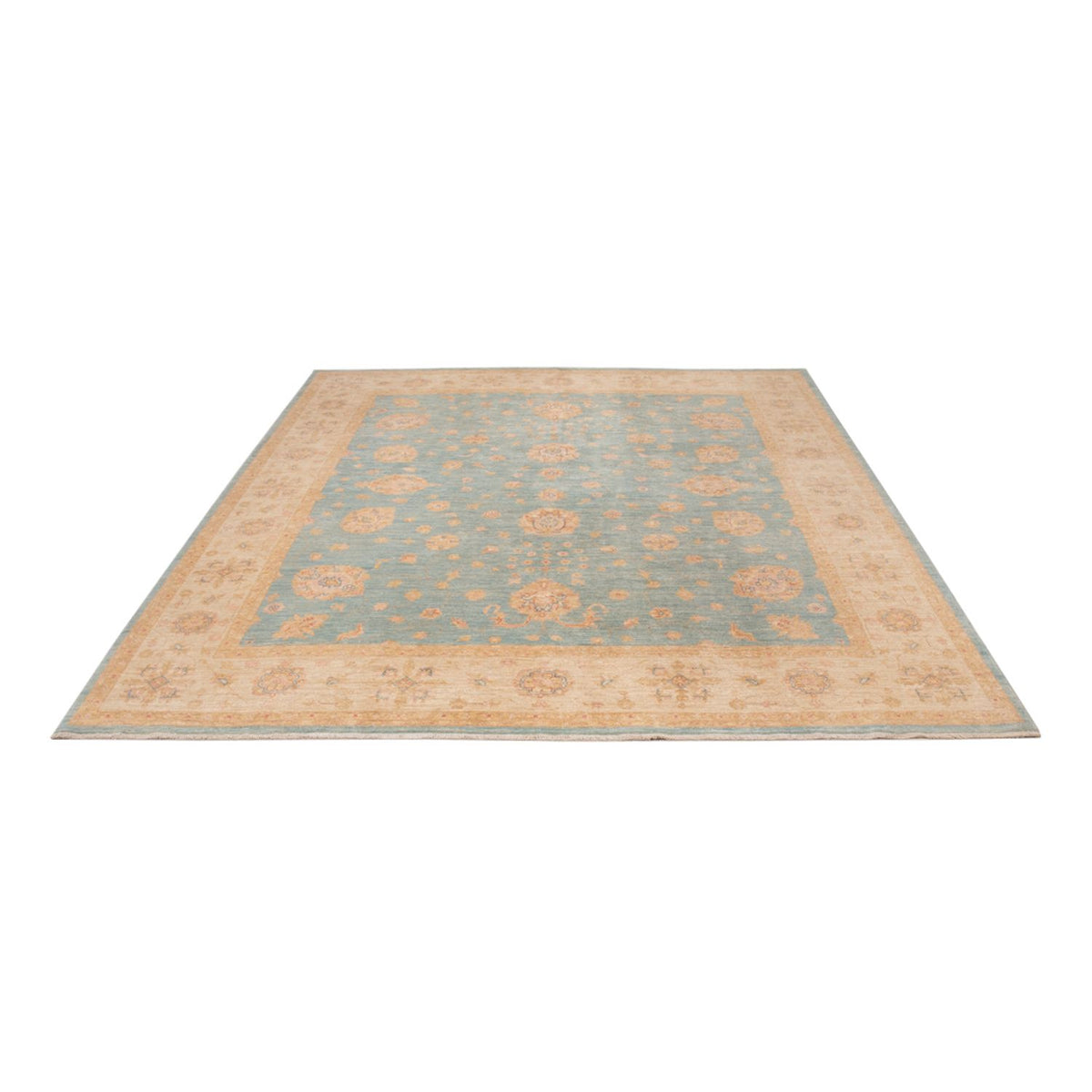 Alfombra Ziegler - 295 x 256 cm - azul claro