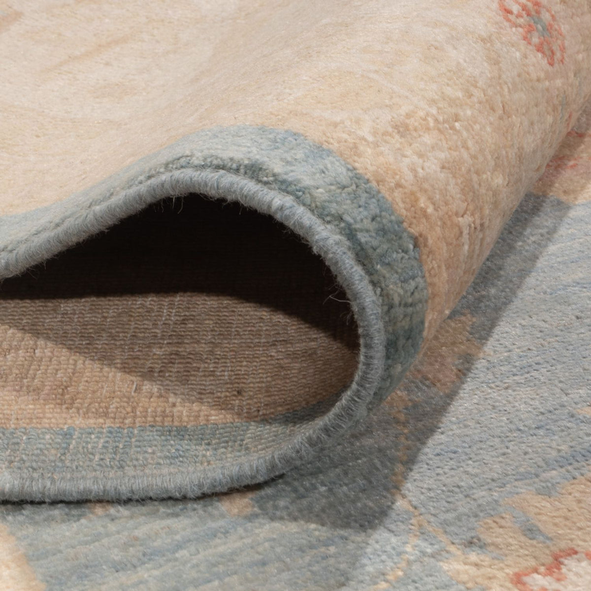 Alfombra Ziegler - 297 x 255 cm - azul claro