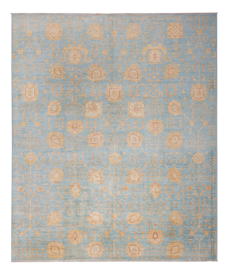 Alfombra Ziegler - 299 x 253 cm - azul claro