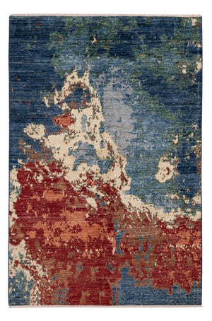 Alfombra de diseño - 187 x 122 cm - multicolor