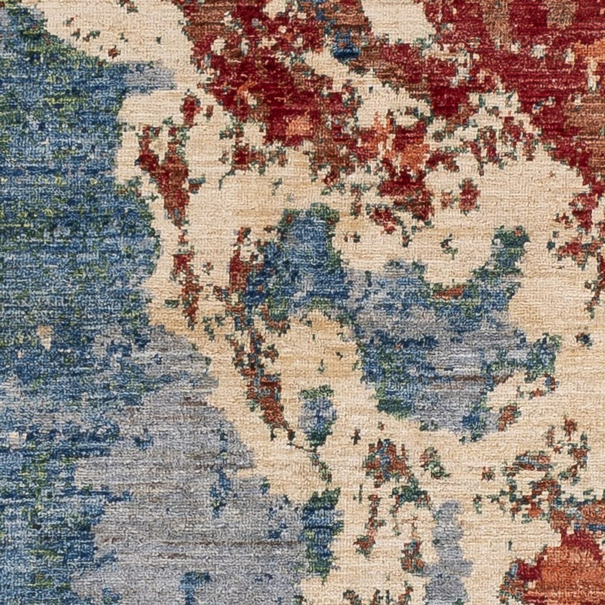 Alfombra de diseño - 187 x 122 cm - multicolor