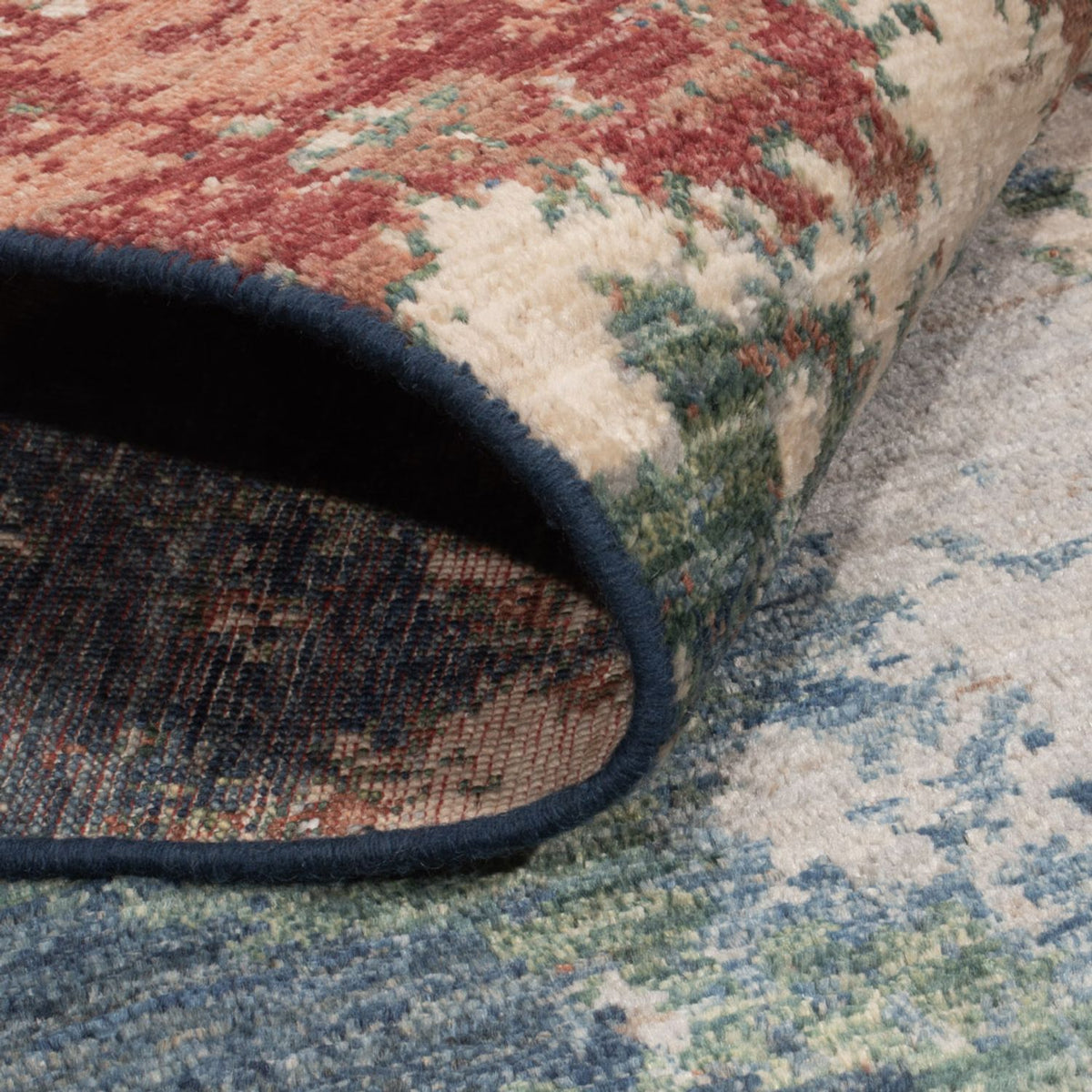 Alfombra de diseño - 187 x 122 cm - multicolor