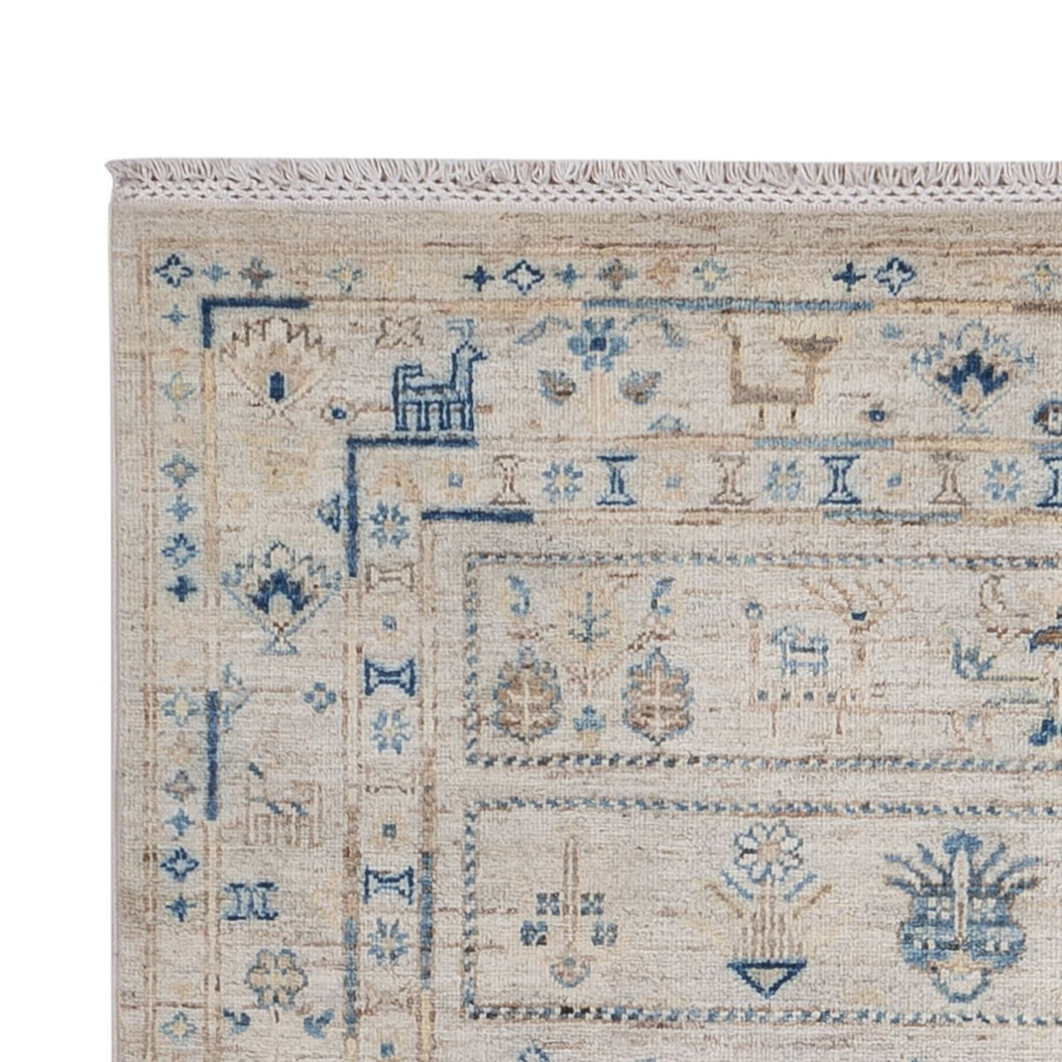 Alfombra de diseño - 185 x 121 cm - plata