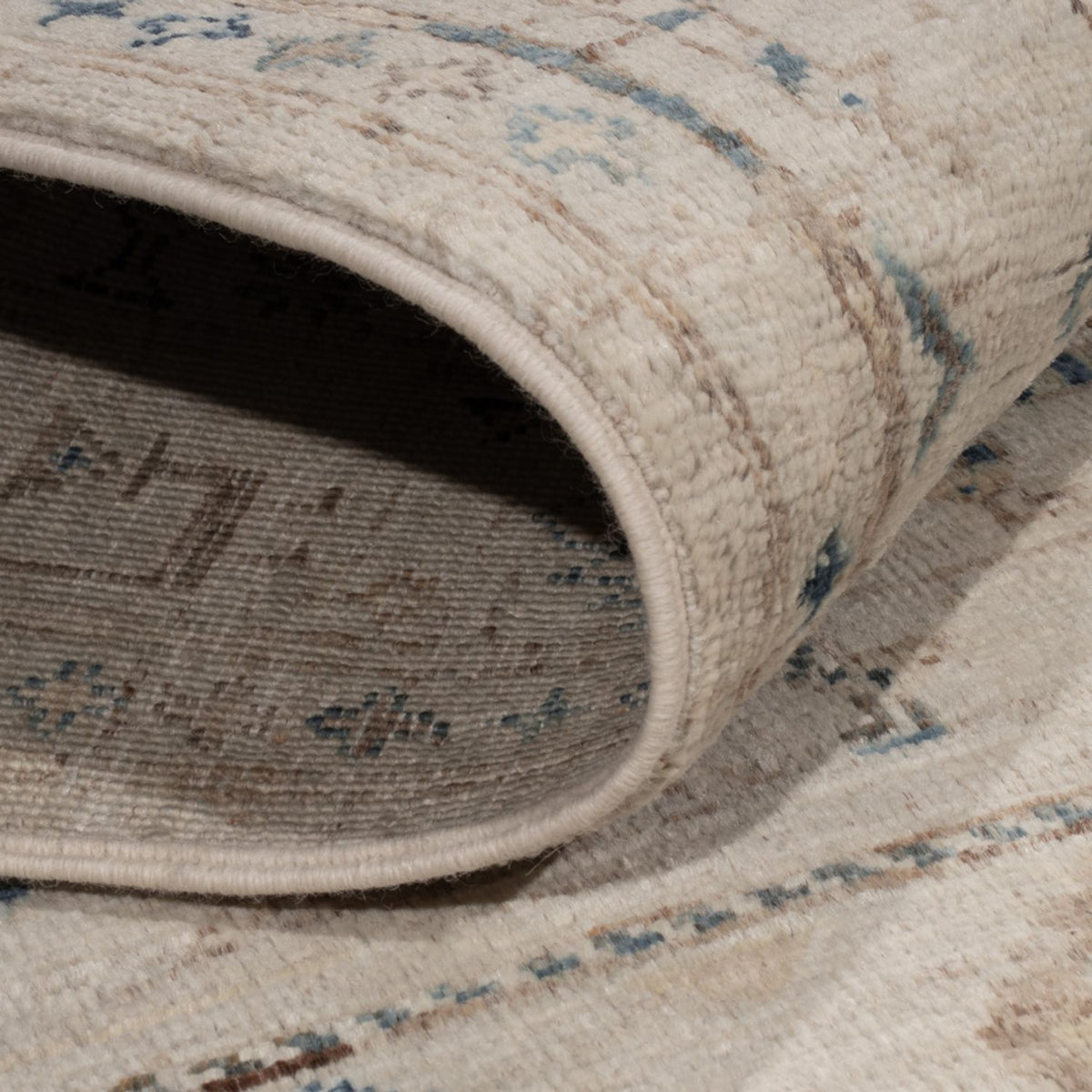 Alfombra de diseño - 185 x 121 cm - plata