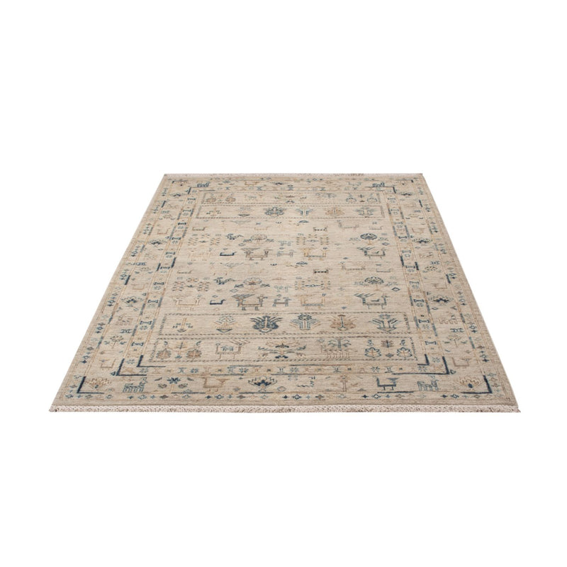 Alfombra de diseño - 185 x 121 cm - plata